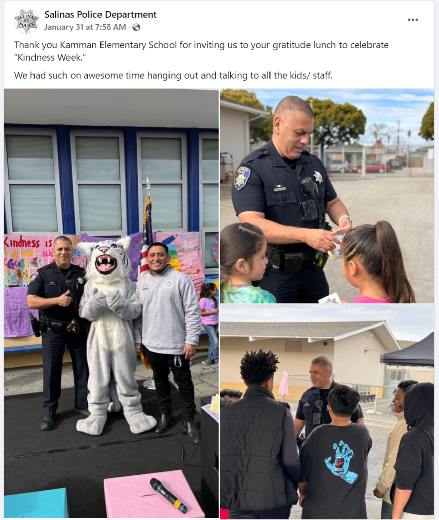 Salinas Police Department Facebook page photo